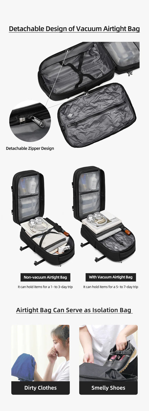 Vacuum Compression Backpack
